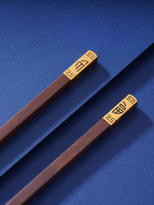 子佩集S990银【福字】筷子摆件【YJKZ014】纯银餐具2407 商品图0