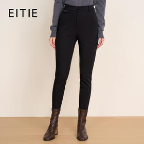 EITIE爱特爱加绒保暖显瘦百搭休闲裤冬季新款8005711