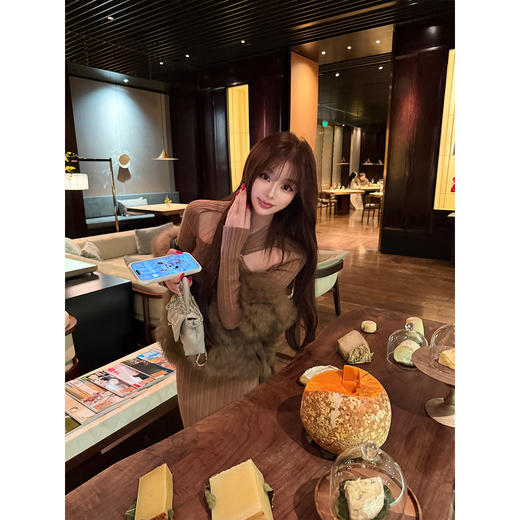 LINCHAOZHANG【名门新贵】LL250216 针织修身连衣裙 商品图4