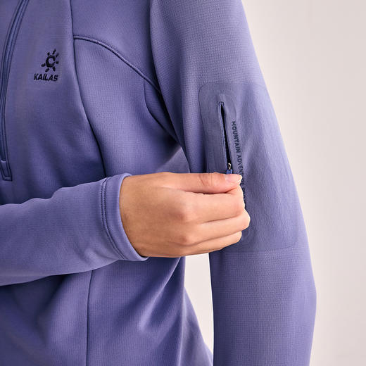 KAILAS凯乐石 女款半开胸抓绒衫 KG2532208 商品图3