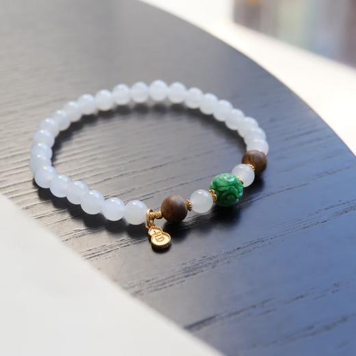 “福运满堂"和田羊脂白玉手串 CR 商品图4