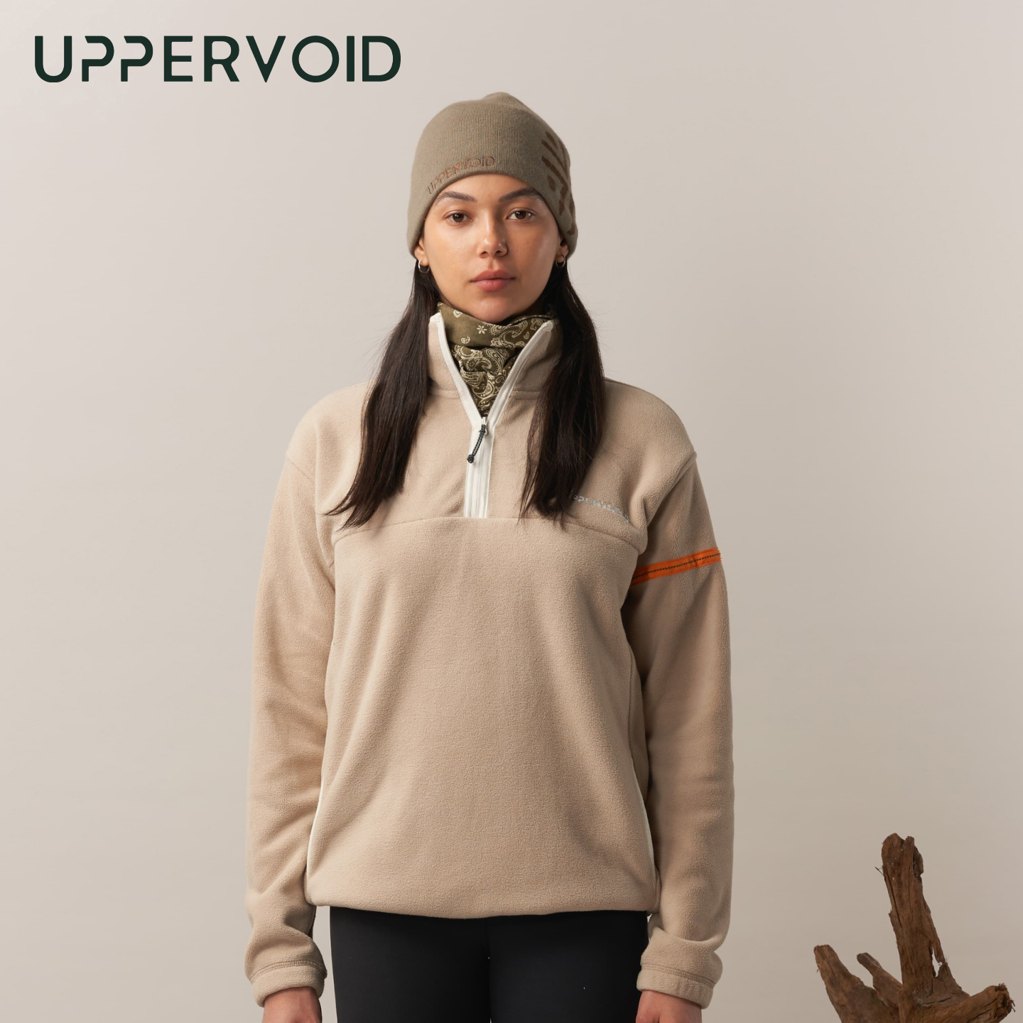 KAVACHA抓绒衣户外摇粒绒保暖套头外套男女UPPERVOID二普纬度