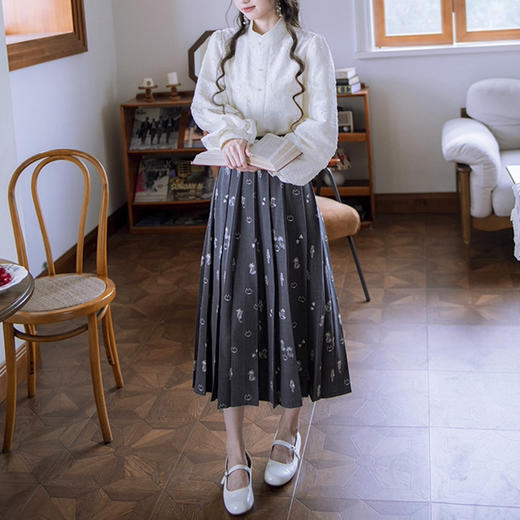 裁缝学苑AS600国风马甲套装裙女衬衫半裙三件套纸样服装打板图纸 商品图1