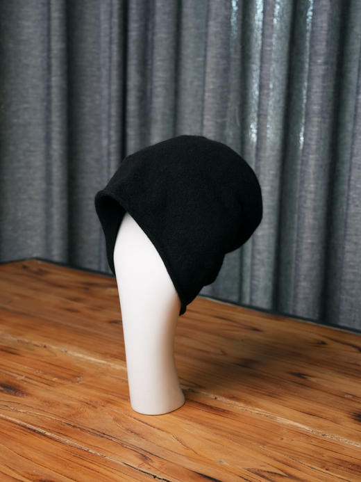 北京仓｜CA4LA-CASHMERE MISSILE LONG4-羊绒 针织帽（黑色）［日本设计师］ 商品图1