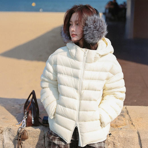 澳洲AUChris 排骨羽绒服 户外轻量 90白鸭绒 连帽羽绒服 ACXS6001 商品图2