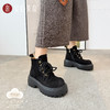 ARCHCONTACT安启美奈休闲百搭厚底马丁靴系带女靴53076 商品缩略图2