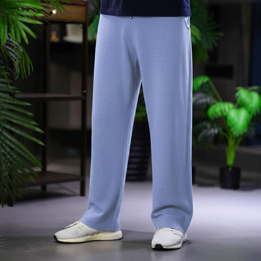 冬季新款男士精纺羊毛针织休闲裤  九色可选-不退不换 商品图5