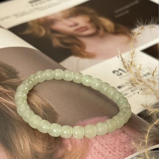 软青 和田玉直切手串 7mm温温润润的 太美了 商品图1