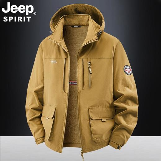 JEEPSPIRIT男士秋冬新款夹克加厚外套JC7652 商品图3