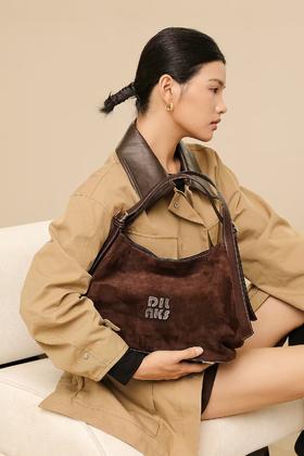 迪莱克丝麂皮挎包