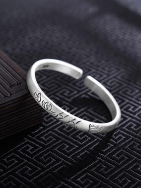 【君子竹雅】子佩集S999银手工手镯原创设计【55071220】2407