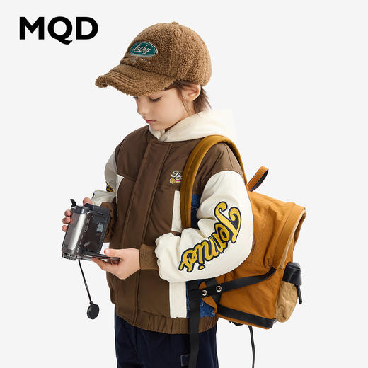 【MQD】【设计师系列】童装男童羽绒服2025冬季新款加厚儿童棒球外套 商品图0