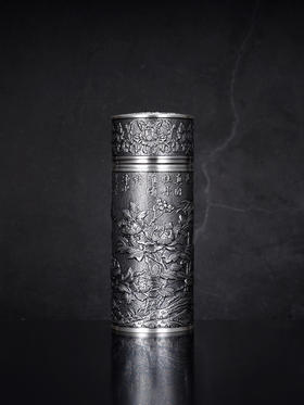 子佩集S999银【富贵满堂】杯摆件【DLBJB043-75】纯银内胆-仿古泡茶杯2410