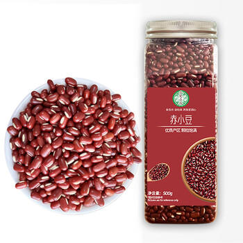 吾爱吾谷赤小豆罐装杂粮长粒赤豆非红豆粗粮大米伴侣薏米搭档煮水煲汤500g /粮油调味 /杂粮 /杂豆类 商品图2