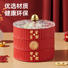 新年糖果盘 干果盒 家用客厅茶几零食摆放盘瓜子收纳盒 元旦圣诞轻奢果盘 商品缩略图4