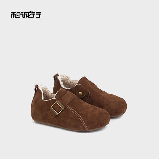 和诚行2025冬季新款加厚勃肯爆款软底女式休闲鞋1930116 商品图4