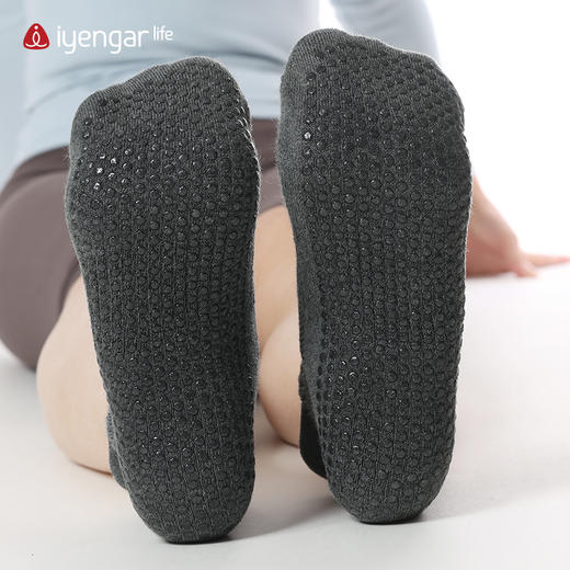 艾扬格 life F1111秋冬季加厚瑜伽袜 瑜伽袜 防滑袜 普拉提健身运动袜子 防滑保暖 多色可选 商品图2