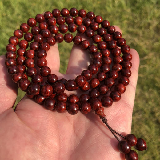 【新品特价】0.8*108颗，5星，多瘤疤 小叶紫檀（无胶嫩瘤） t8 商品图0