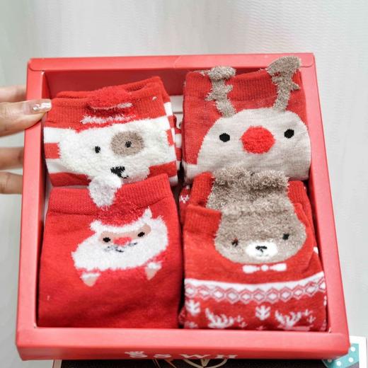 【随机发2盒 到手8双】LUIS VECENTE立体卡通圣诞袜 商品图3