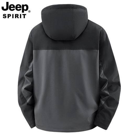 JEEP SPIRIT主推爆款大码男外套秋冬新款休闲中年男士夹克衫加绒 商品图2