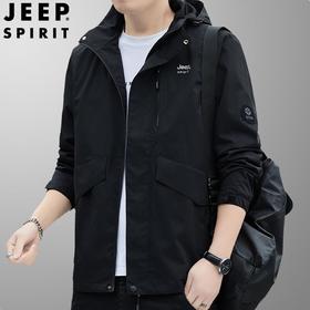 JEEP SPIRIT 春秋款男士时尚休闲夹克冲锋衣外套 JC7392
