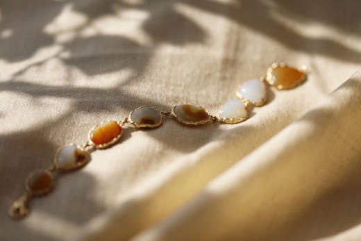 和田玉籽料手链 商品图0