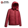 瑞士军工SWISS MILITARY冬季轻薄羽绒 男女款连帽短款白鸭绒外套 商品缩略图10