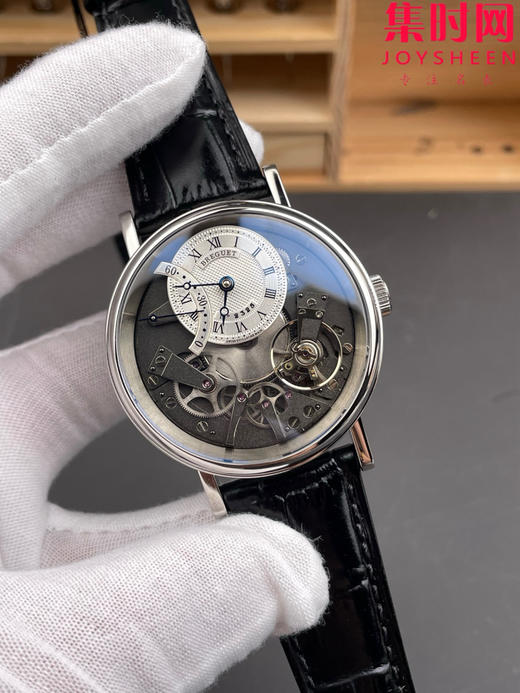 ZF宝玑Tradition传世系列 全自动逆跳秒针男士腕表！传世系列有三款可以选！玫金款7097BR/G1/9WU.蓝色款7097BB/GY/9WU灰色款7097BB/G1/9WU. 火爆来袭！ 商品图1