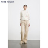 PURE TOUCH女装25秋冬新款v领羊绒针织开衫生肖马刺绣新年毛衣 商品缩略图3