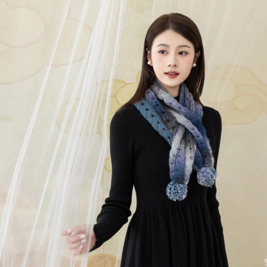 苏苏姐家古昀绞花套装手工diy钩针编织毛线团帽子围巾羊毛材料包 商品图2