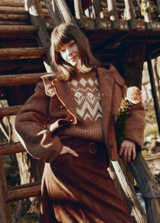 高品订制伯爵红茶双面呢大绵羊毛骆驼绒桑蚕丝 商品图8