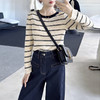 裁缝学苑AS594条纹正肩长袖T恤纸样打底女装新款韩系针织衫上衣样板 商品缩略图5