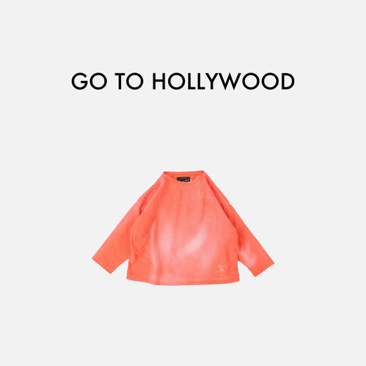 日本G2H童装 GO TO HOLLYWOOD 棉质针织做旧长袖T恤 商品图2