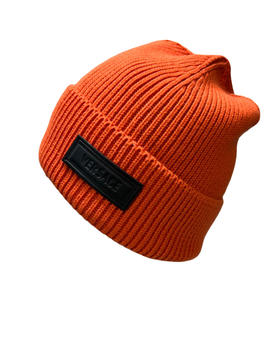 中性款logo毛线帽冷帽ju