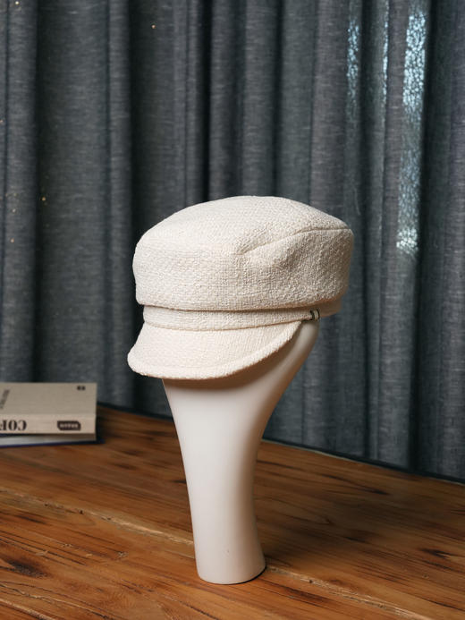 北京仓｜CA4LA-MARINES TWEED 3-海军帽（白色）［日本设计师］ 商品图3