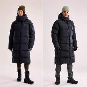 凯乐石情侣款惠斯勒休闲户外长款800蓬连帽羽绒服