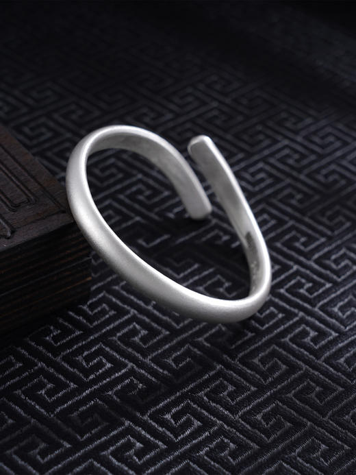 【心灵交汇】子佩集S999银手工手镯原创设计【55035120】2407 商品图0