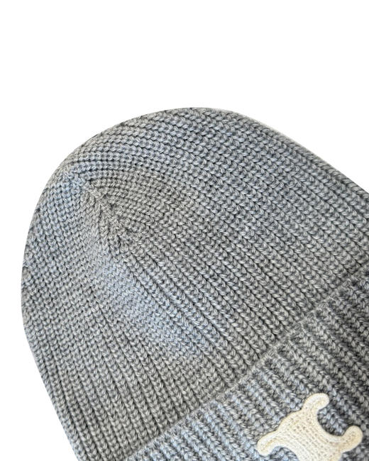 中性款logo针织毛线帽hu008 商品图1