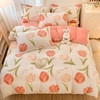 久寐牛奶绒印花四件套 200*230cm  1.5m和1.8m床通用 商品缩略图2