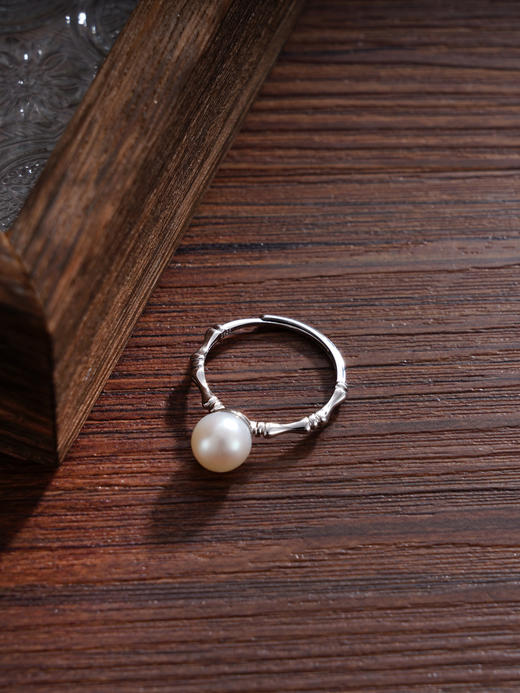 子佩集S925银珍珠戒指【JL070477】纯银珍珠2410 商品图0