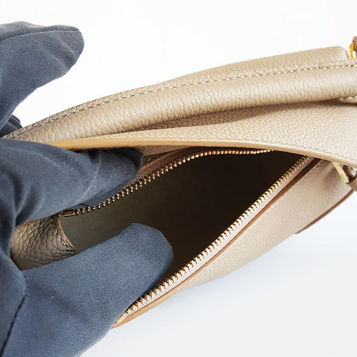 【98新】LOEWE罗意威puzzleMini沙色puzzle几何包单肩斜挎包女士261125JJ08 商品图8