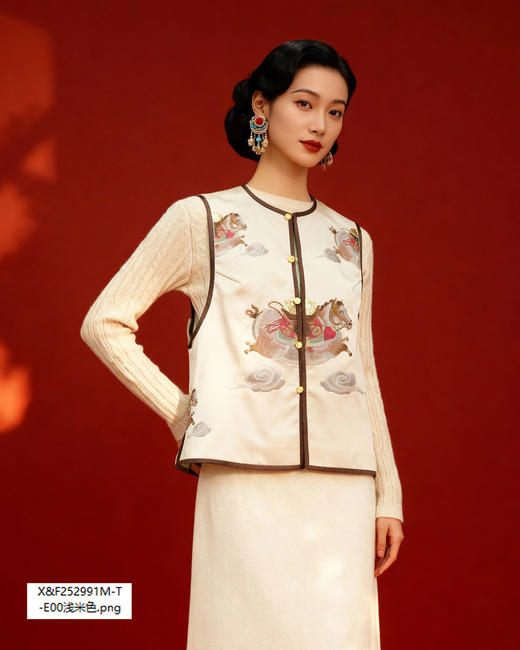 X&F252991M-T马甲 商品图0