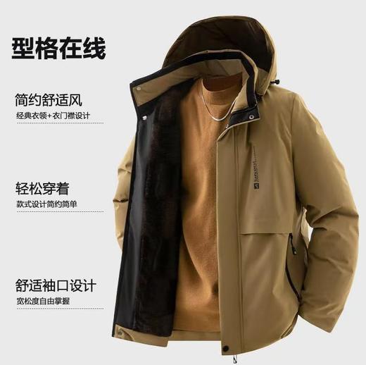 【温感石墨烯 蜂窝发热蓄能 抵御寒冷】爵蒙保罗保暖石墨烯棉服 商品图2