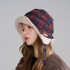 【Kenmont·卡蒙】绵羊毛格纹帽温暖亲肤 时尚百搭 商品缩略图1