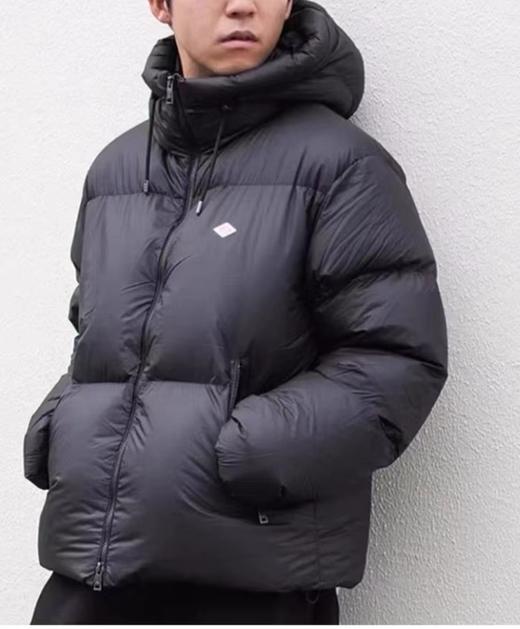 D112703冬季新款连帽拉链徽标羽绒服男女同款 商品图7