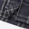 GXG男装【棉100%】25秋季时尚潮流撞色格纹翻领休闲男式长袖衬衫K&C 商品缩略图10
