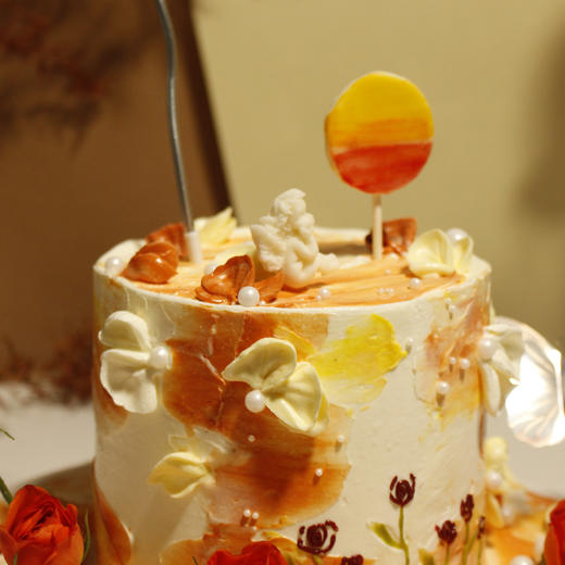 【热烈的绽放】1.5磅  香草奶油芒果夹心口味 商品图4