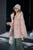 LNNNS 甜美粉色保暖中长款羽绒服外套 21773 商品缩略图0