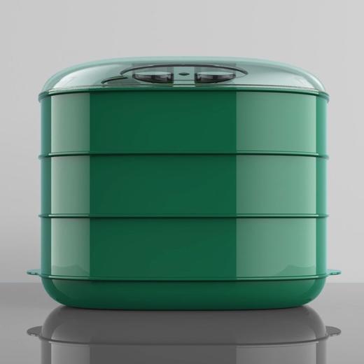 【加厚】微波炉蒸笼专用器皿包子馒头加热带盖家用蒸盒米饭盒蒸饭 商品图3