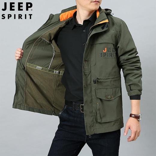 JEEP SPIRIT夹克男秋季男士外套工装百搭休闲外套男HL6631 商品图1